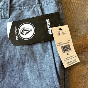 Volcom Blue Hybrid Shorts